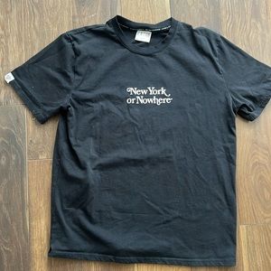 New York Knicks (New York Or Nowhere) black mens t shirt